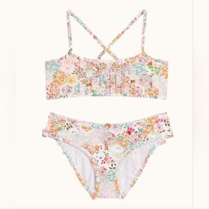 Bonpoint Coral Floral Blum Bikini
